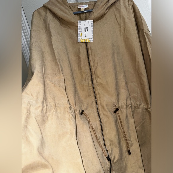 LuLaRoe “Jackie Jacket”  Women’s XXXL beige Lightweight cinch waist - Picture 4 of 10